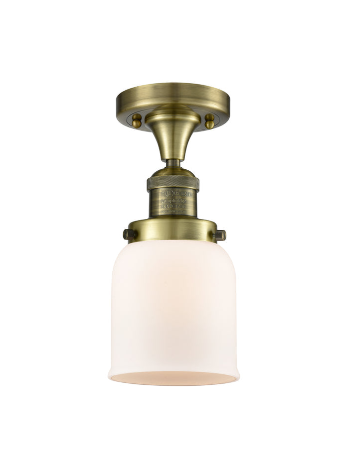 Franklin Semi-Flush Mount Brushed Satin Nickel
