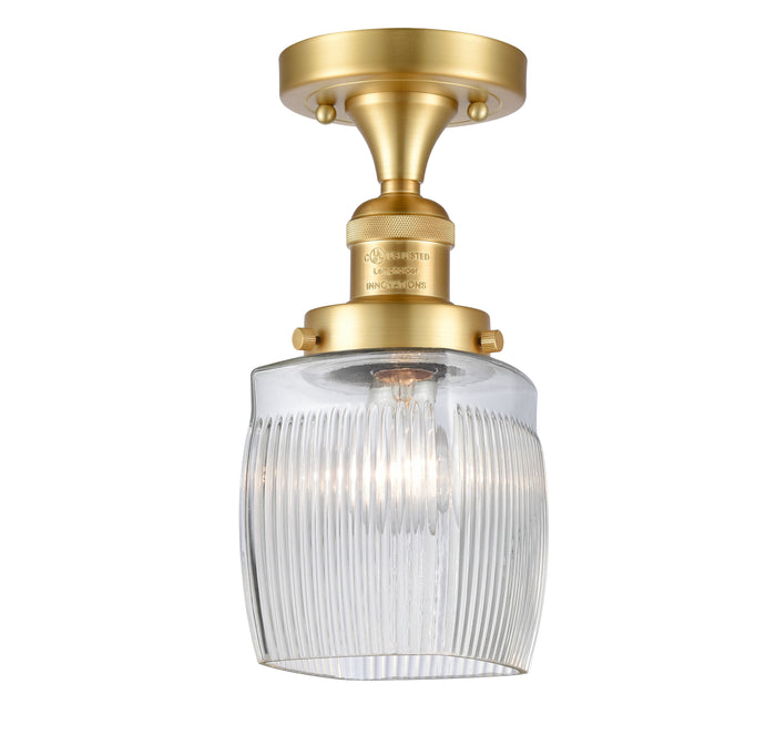 Franklin Semi-Flush Mount Brushed Satin Nickel