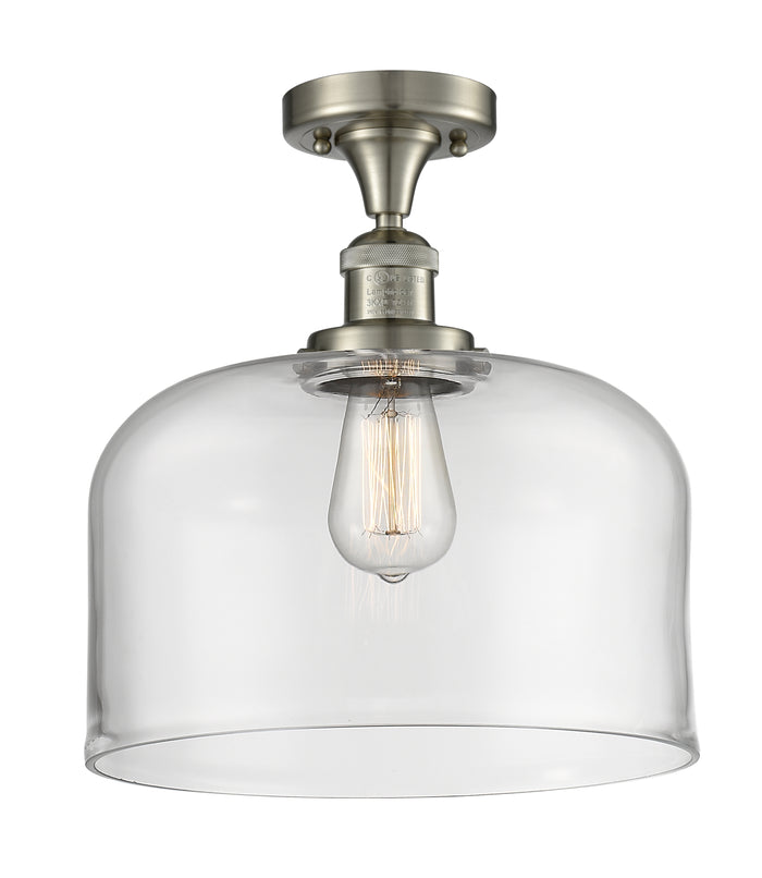 Brushed Satin Nickel / Clear