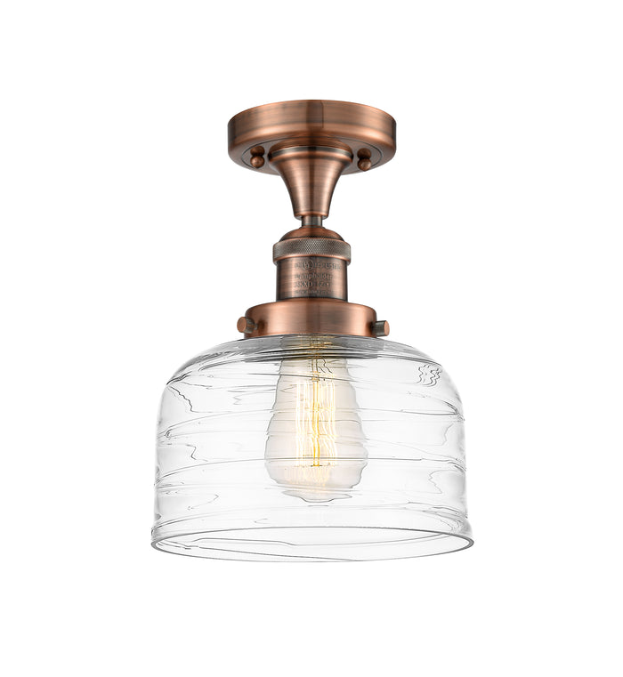 Franklin Semi-Flush Mount Brushed Satin Nickel