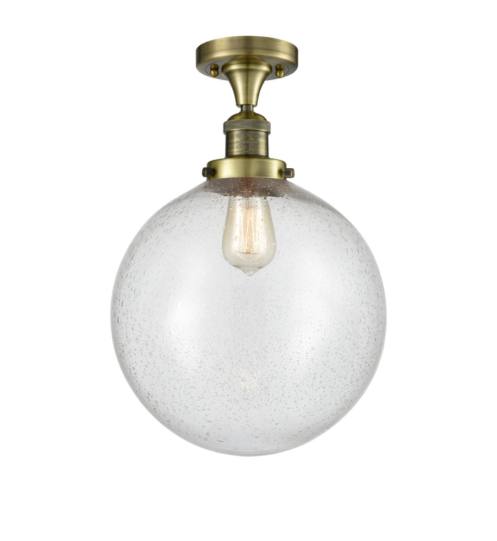 Franklin Semi-Flush Mount Brushed Satin Nickel