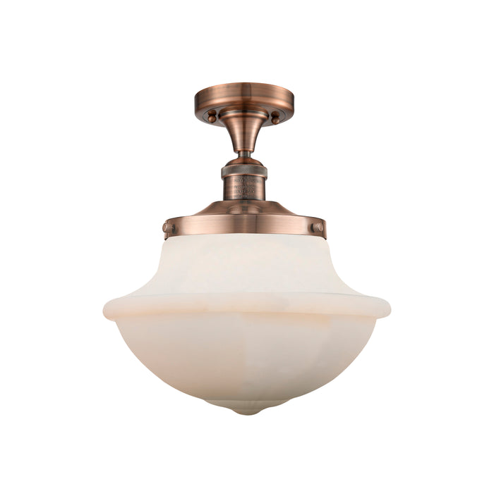 Franklin Semi-Flush Mount Brushed Satin Nickel