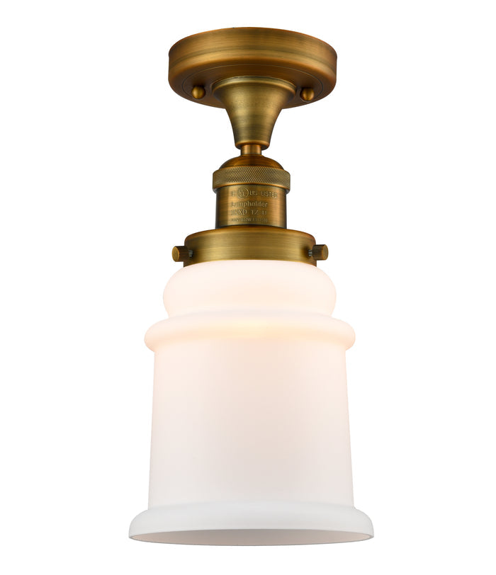 Franklin Semi-Flush Mount Brushed Satin Nickel