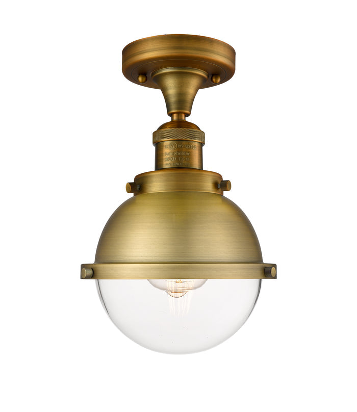Franklin Semi-Flush Mount Satin Nickel