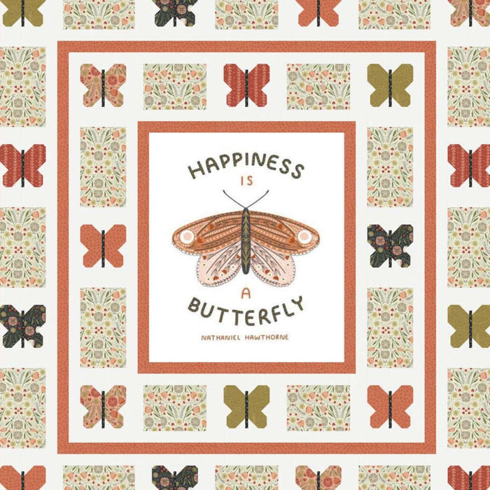 Happiness is a Butterfly Quilt Pattern - PDF - Gingiber