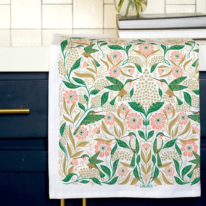 Hummingbird Tea Towel - Gingiber
