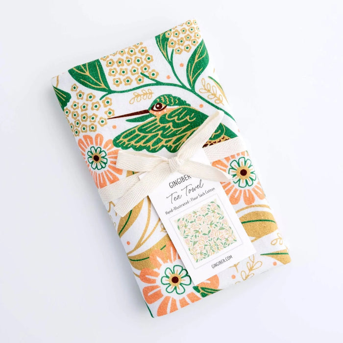 Hummingbird Tea Towel - Gingiber