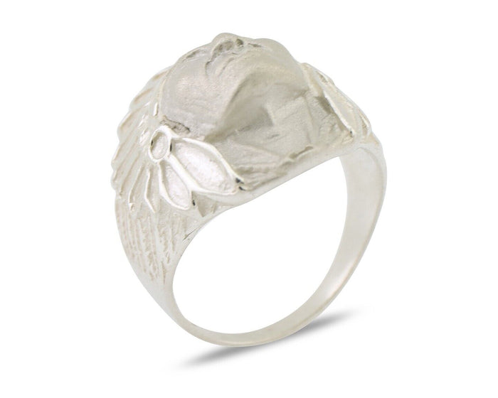 Indian Chief Ring 925 Sterling Silver SOLID CAST 925 STERLING SILVER Size 12