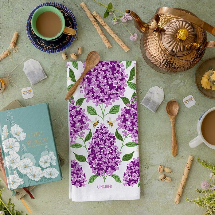 Lilac Tea Towel