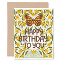 Monarch Birthday Card - Gingiber