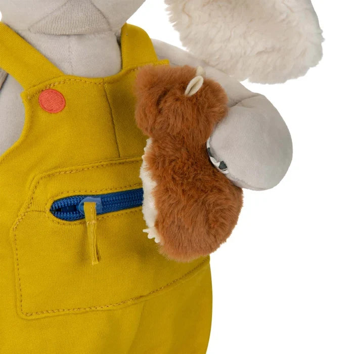 Moulin Roty Puce and Pilou Large Activity Dog with peanut