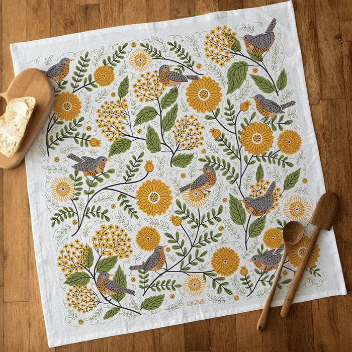 Mums & Robins Tea Towel - Gingiber