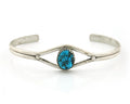 Navajo Cuff Bracelet Sterling Silver Authentic Natural Turquoise Native American