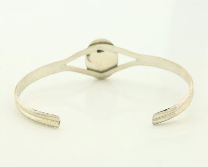 Navajo Cuff Bracelet Sterling Silver Authentic Natural Turquoise Native American