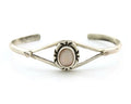Navajo Cuff Bracelet Sterling Silver Authentic Pink Muscle Native Artist