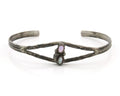 Navajo Cuff Bracelet Sterling Silver Authentic Pink Muscle Native Artist