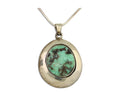 Navajo Necklace 925 Silver Natural Turquoise Artist Signed C Montoya C.80's