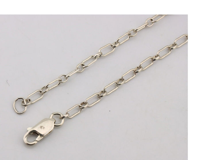 Navajo Necklace 925 Silver Natural Whole Slab Turquoise Signed Pictograph C.80's