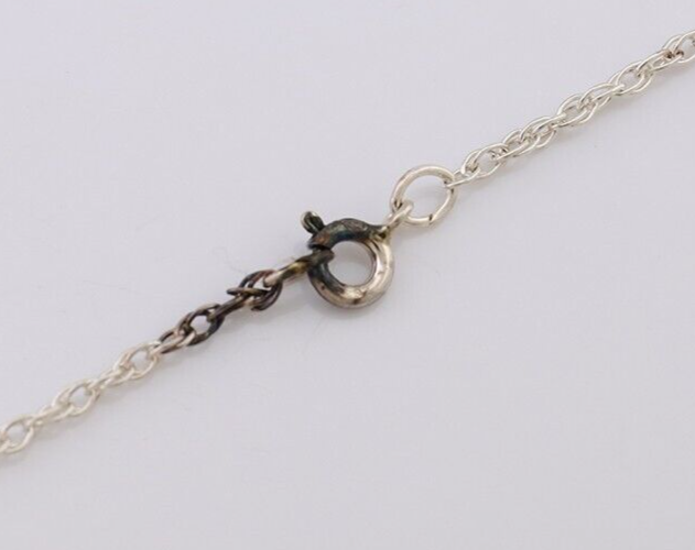 Navajo Necklace Turquoise Necklace 925 Silver Artist Signed SunRise C.80's