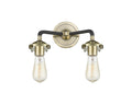 Nouveau Sconce Cast Brass 9 Inch