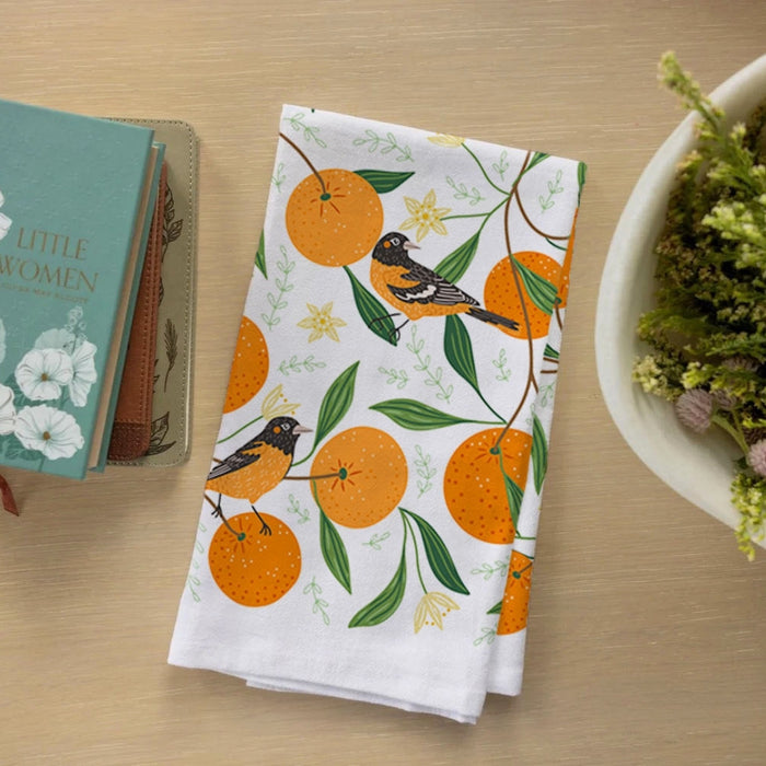 Orange Grove Tea Towel