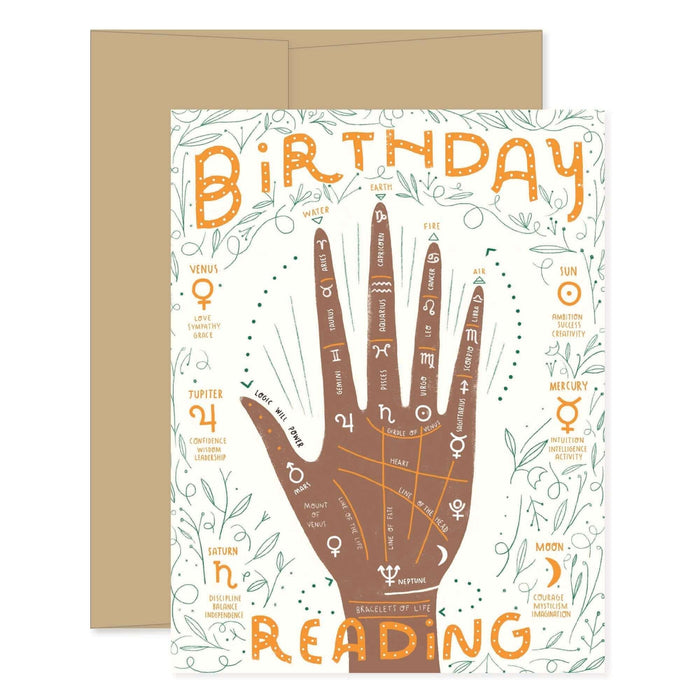 Palm Birthday Card - Gingiber
