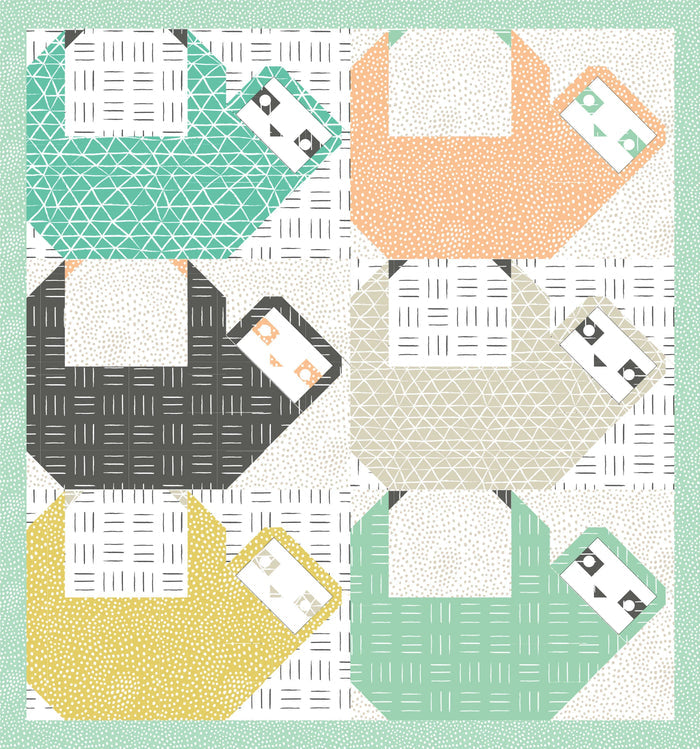 Sloth Sighting Quilt Pattern - PDF - Gingiber