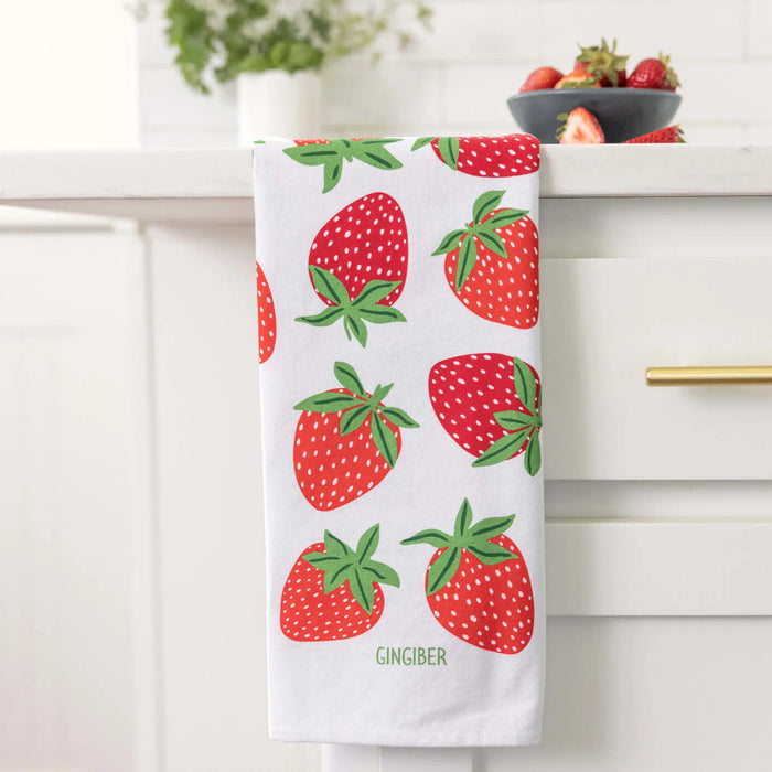 Strawberry Tea Towel - Gingiber