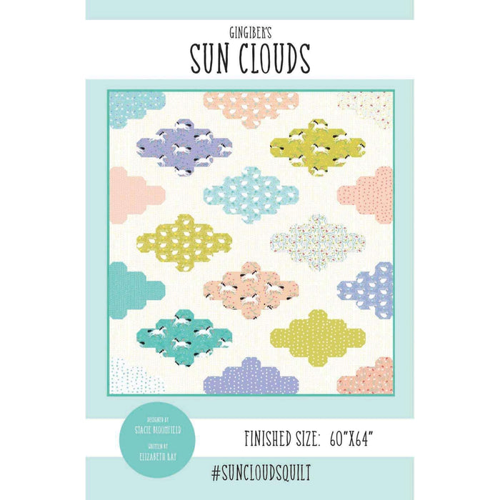 Sun Clouds Quilt Pattern - PDF - Gingiber