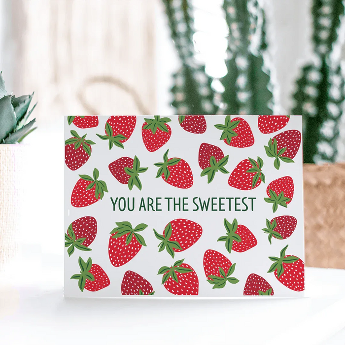Sweetest Strawberry Card - Gingiber