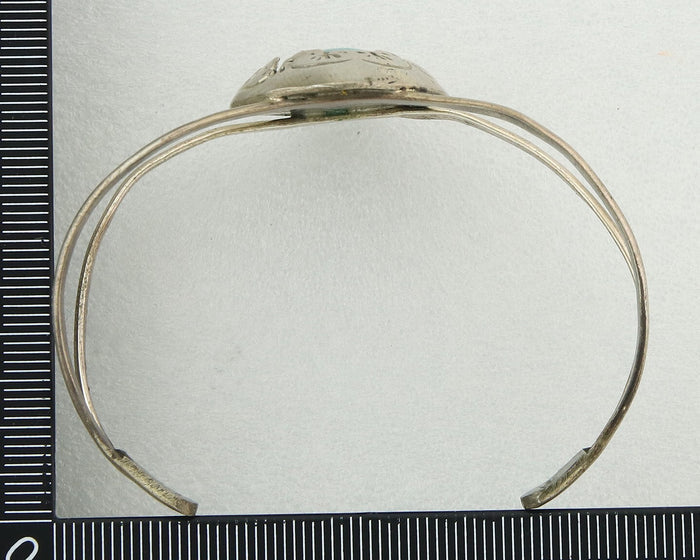 Vintage Navajo Bracelet 925 Silver Turquoise Handmade Authentic Native American