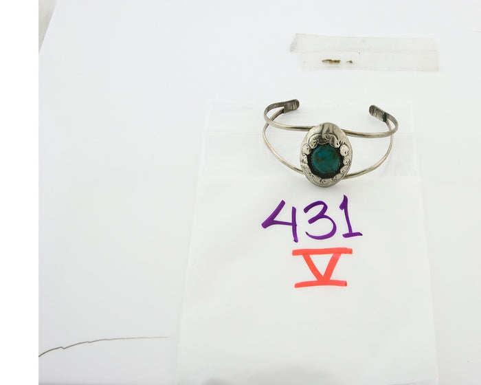 Vintage Navajo Bracelet 925 Silver Turquoise Handmade Authentic Native American