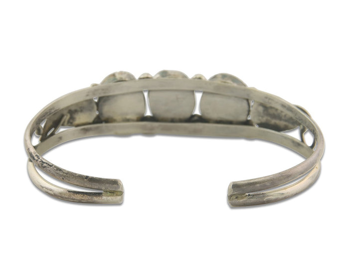 Vintage Navajo Bracelet 925 Silver Turquoise Traditional Handmade Authentic