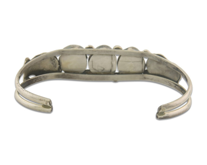 Vintage Navajo Bracelet 925 Silver Turquoise Traditional Handmade Authentic