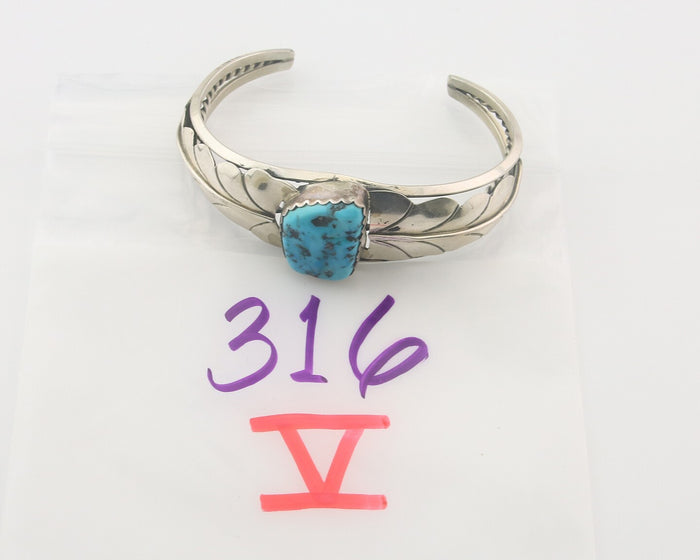 Vintage Navajo Bracelet 925 Silver Turquoise Traditional Handmade Authentic