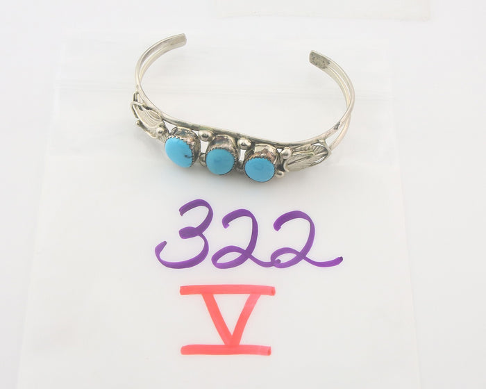 Vintage Navajo Bracelet 925 Silver Turquoise Traditional Handmade Authentic