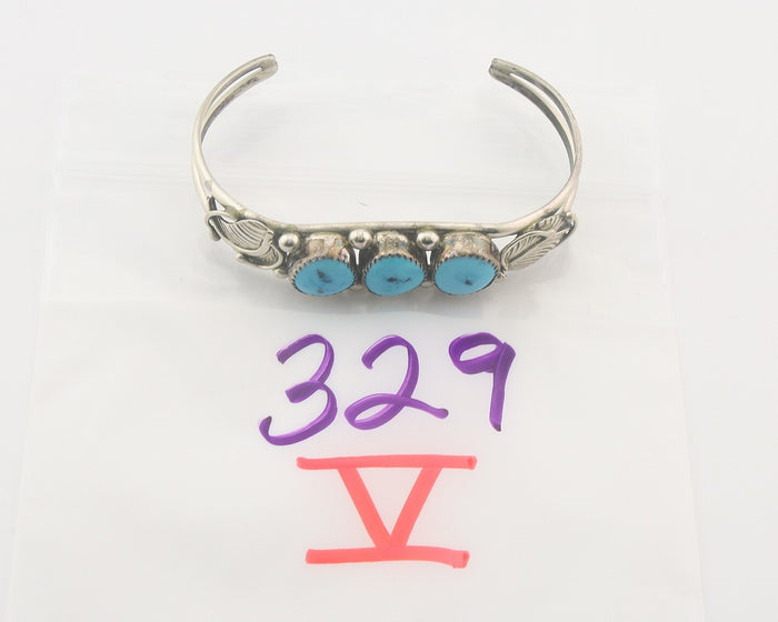 Vintage Navajo Bracelet 925 Silver Turquoise Traditional Handmade Authentic