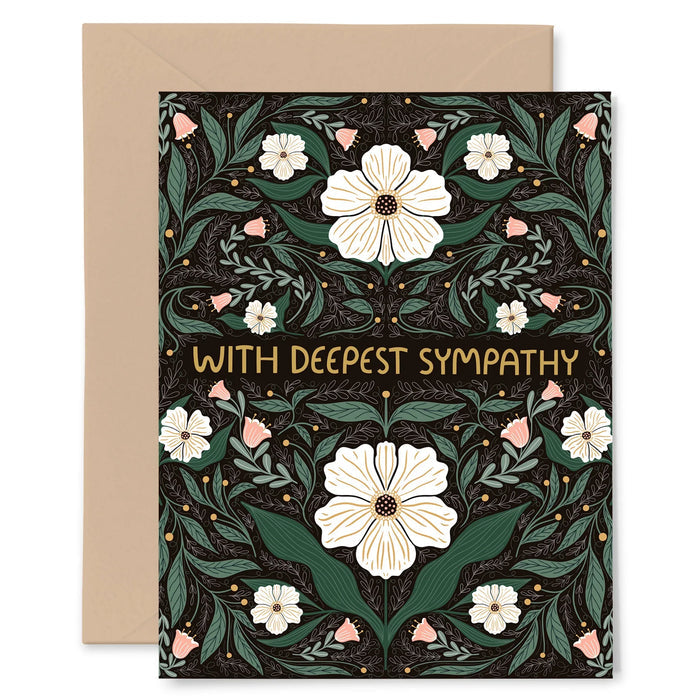 With Deepest Sympathy Card - Gingiber