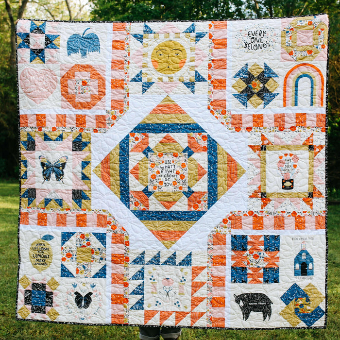 Words to Live By Quilt Pattern - PDF - Gingiber